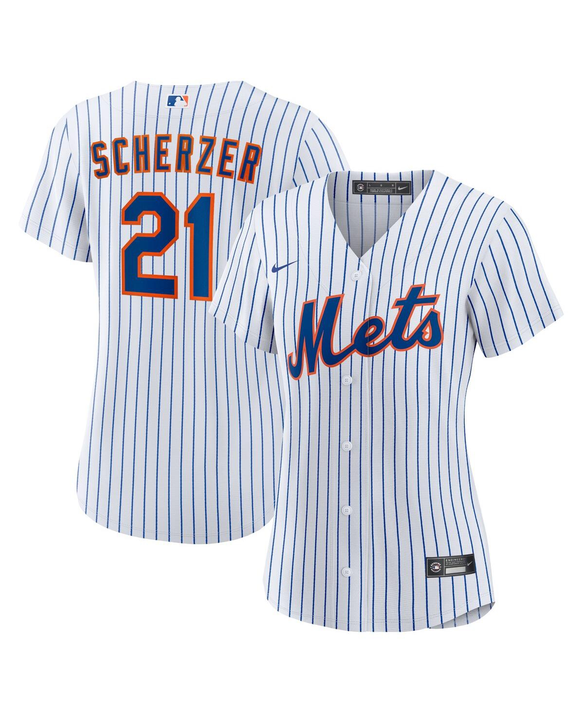 Women's Nike Max ScherzerNew York Mets Home Replica Player Jersey - White