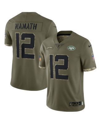 Nike On Field NY Jets Joe selling Namath Jersey