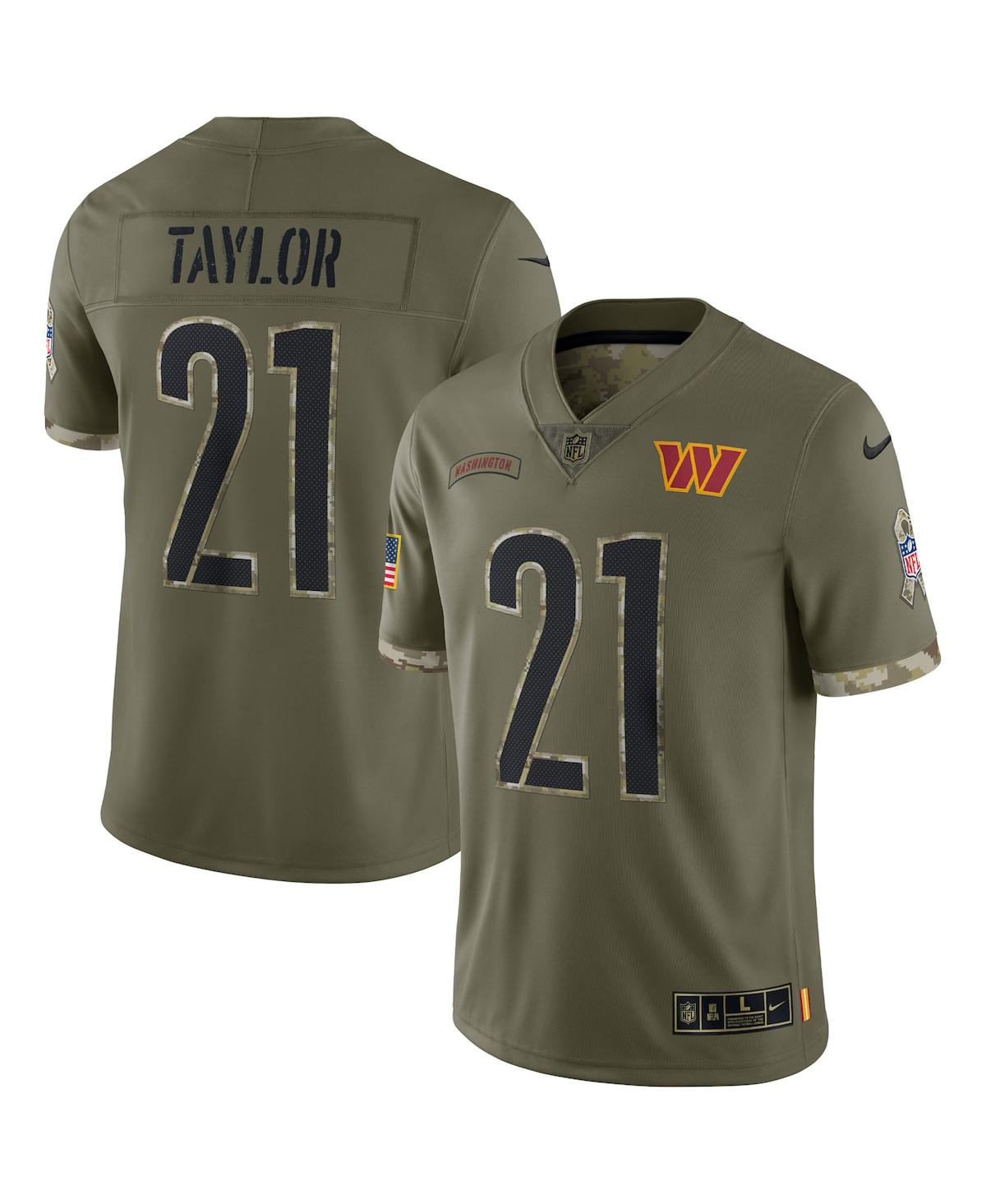 Men's Nike Sean Taylor Olive Washington Commanders 2022 Salute To Service Retired Player Limited Jersey