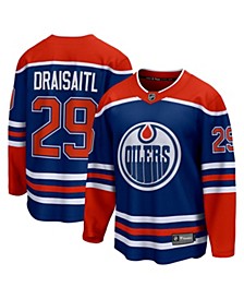 Men's Branded Leon Draisaitl Royal Edmonton Oilers Home Premier Breakaway Player Jersey