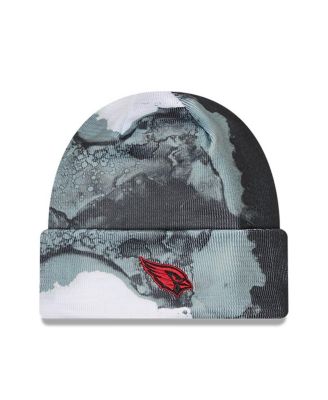 Men's Black Arizona Cardinals 2022 Sideline Ink Dye Tonal Cuffed Knit Hat