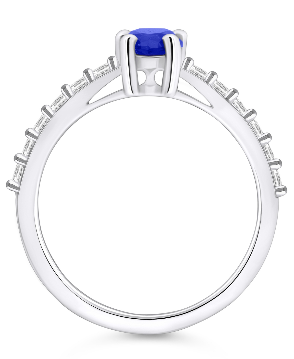 Macy's Tanzanite (7/8 Ct. t.w.) and Diamond (1/3 Ct. t.w.) Ring