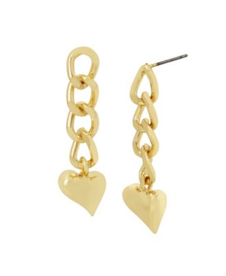 steve madden heart earrings