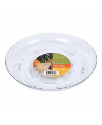 Super Plant Saucer, Plastic, Clear, 10in
