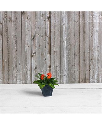 ArtStone Ella Planter Square Black 10 Inch