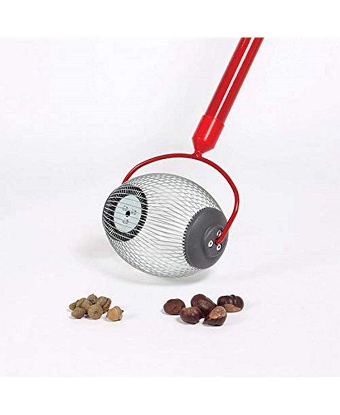 Nut Gatherer, 13,4x7,1 Inch Walnoot Picker Bovenste Roller Pecan Picker Bovenzijde Opening Dump, Medium Yard Roller voor Walnoot Pecan Hickory Kastanjes Buckeyes