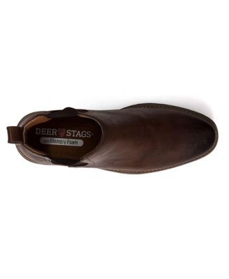 Deer Stags Rockland Chelsea Boot Uomo - Stivaletti Casual In Ecopelle Lucida Con Soletta Memory Foam