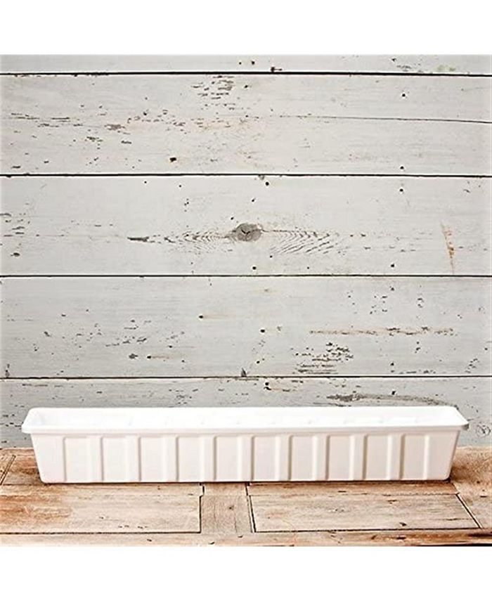 Novelty Polypro Plastic Flower Box Liner, 36 Inches White Macy's