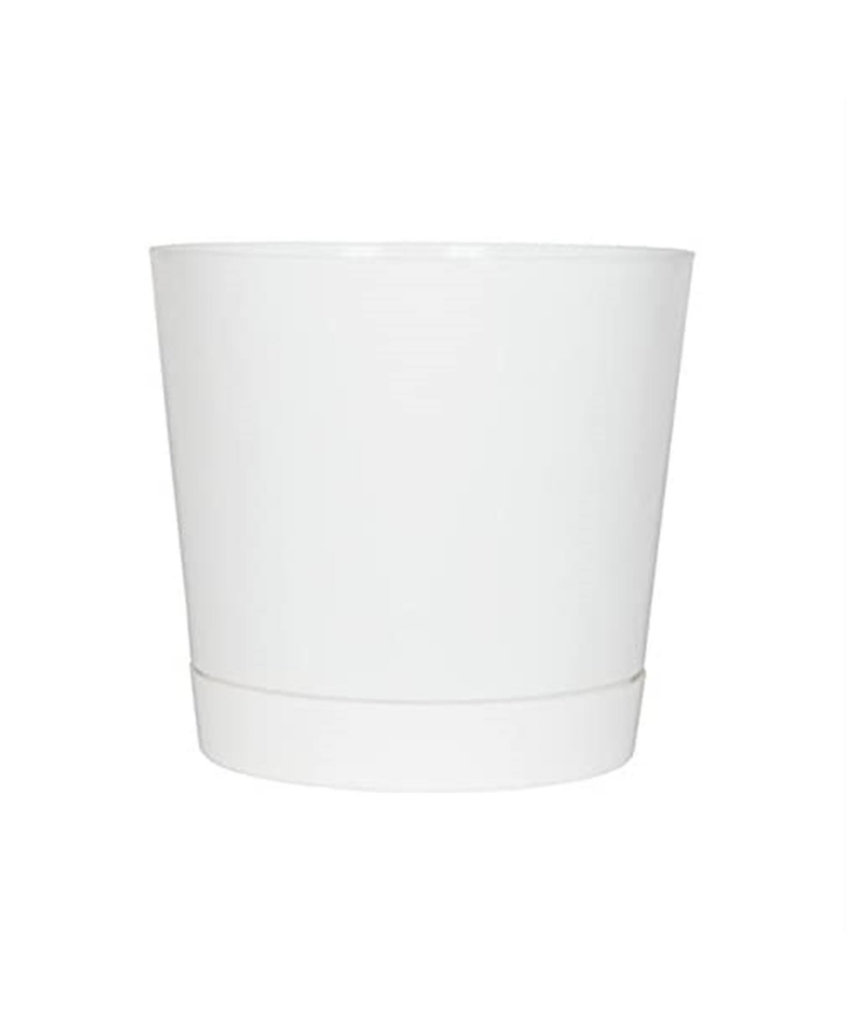 Full Depth Cylinder Pot, White, 10 Inch - White