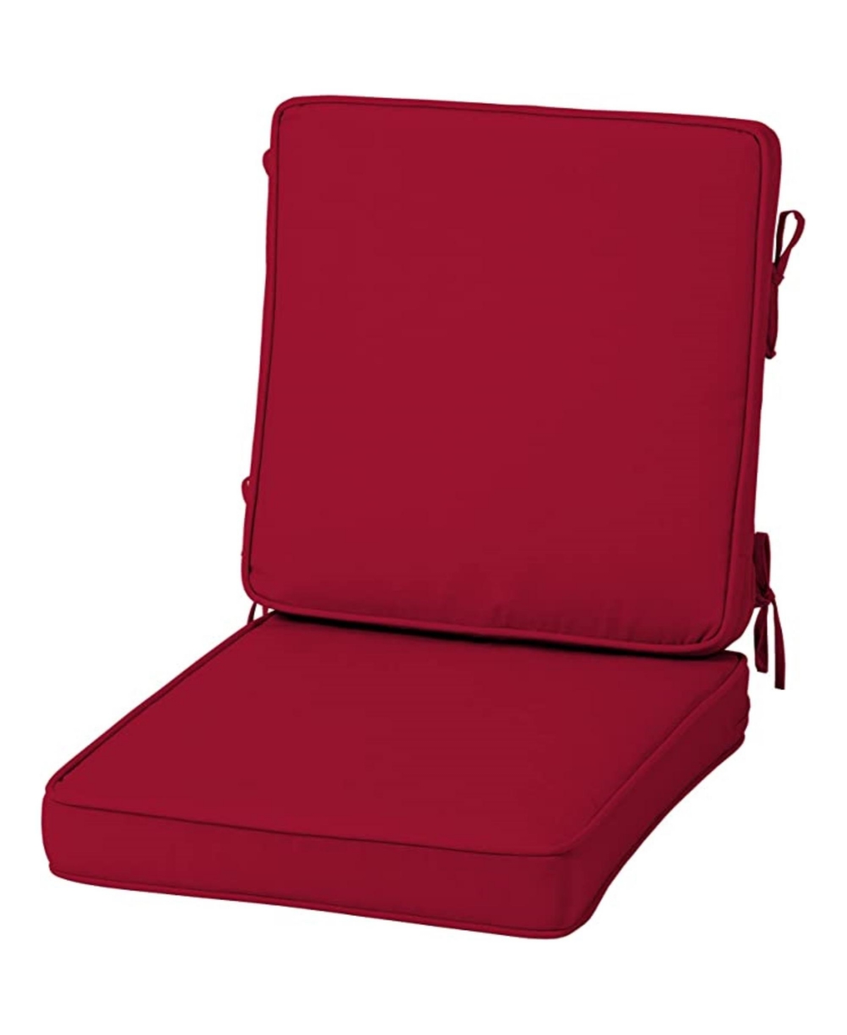 Acrylic Foam Chair Cushion 20In x 20In Red - Red