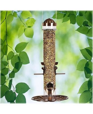 385-2 2-in-1 Wild Bird Seed Tubular Feeder 1 Pound Capacity