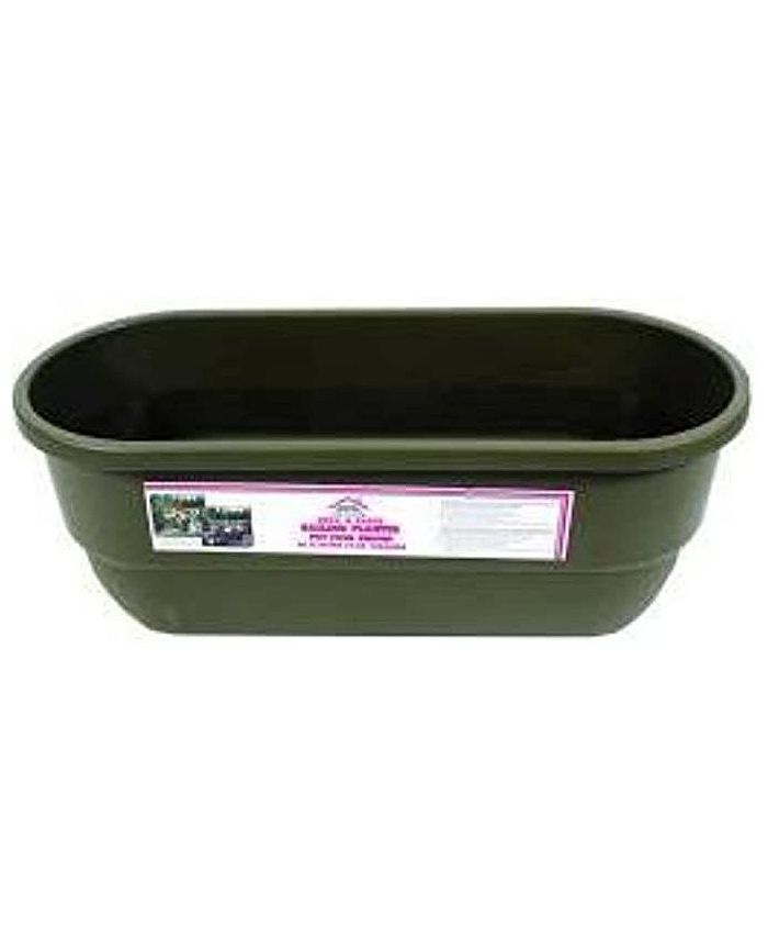 Apollo Dualgreen Adjustable Deck Railing Planter Green 24 Inch Macy's