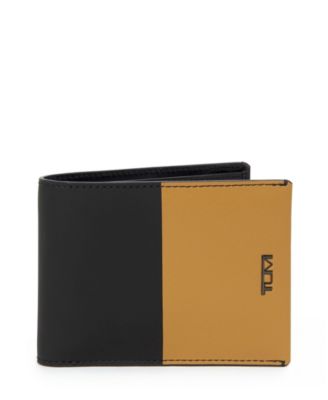 TUMI Men s Nassau Small Leather Goods Double Billfold Wallet Macy s