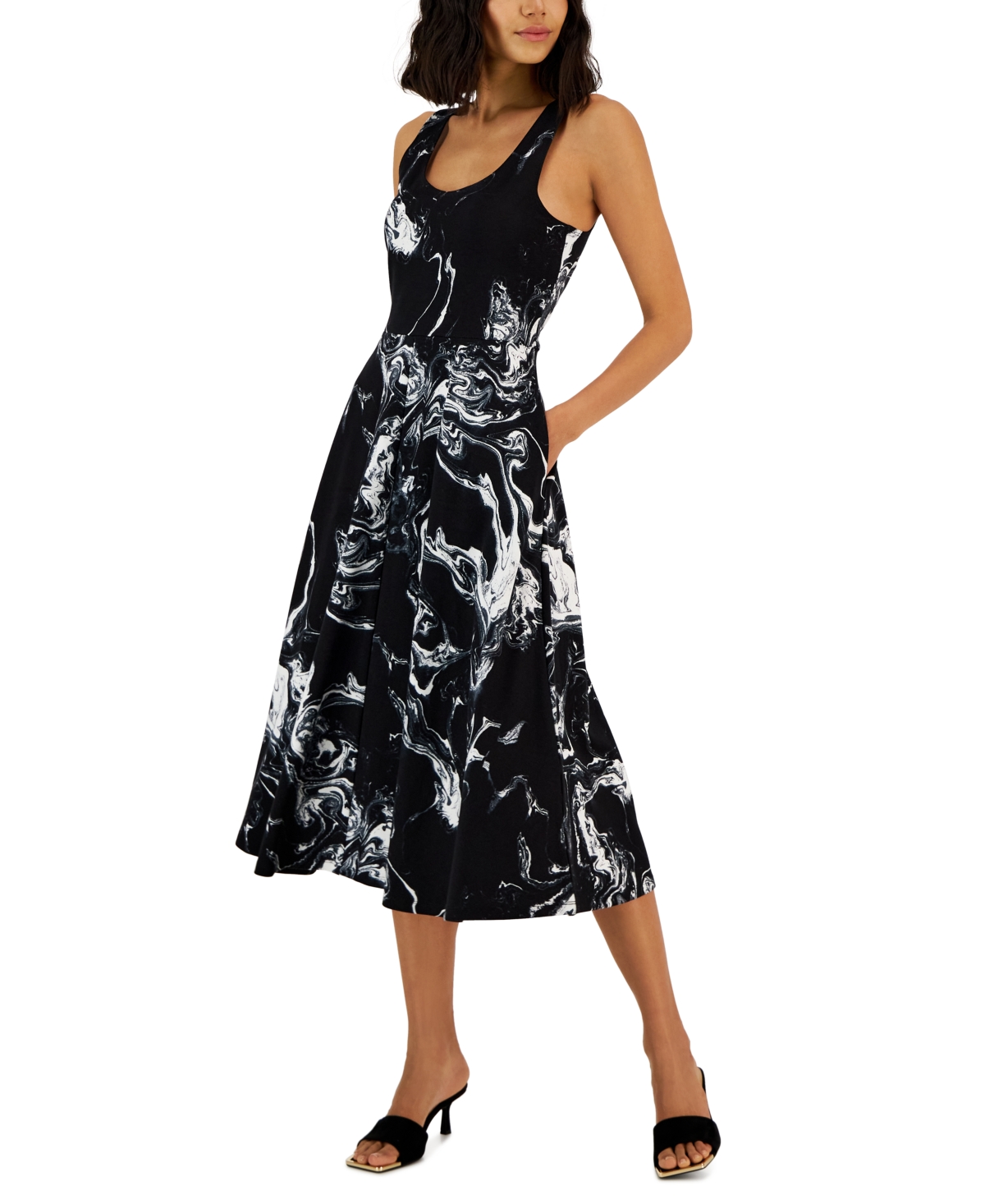 Alfani Women's Sleeveless Midi Dress, Created for Macy's