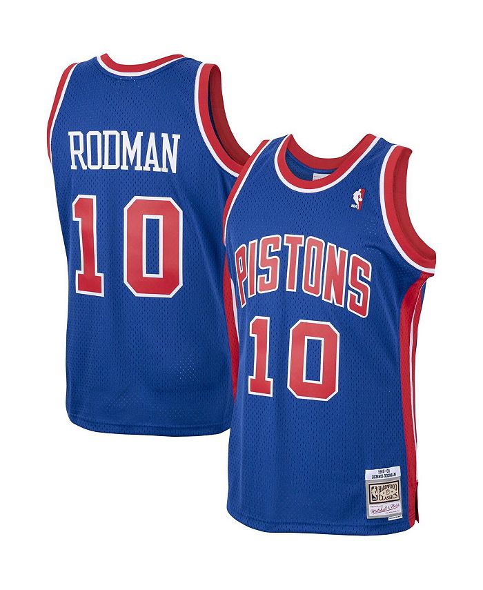 Mitchell & Ness Men's Dennis Rodman Detroit Pistons Hardwood Classic  Swingman Jersey - Macy's