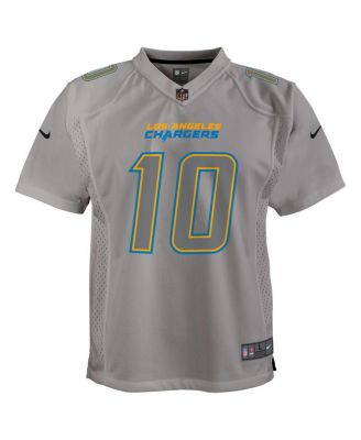 Big Boys Justin Herbert Gray Los Angeles Chargers Atmosphere Game Jersey