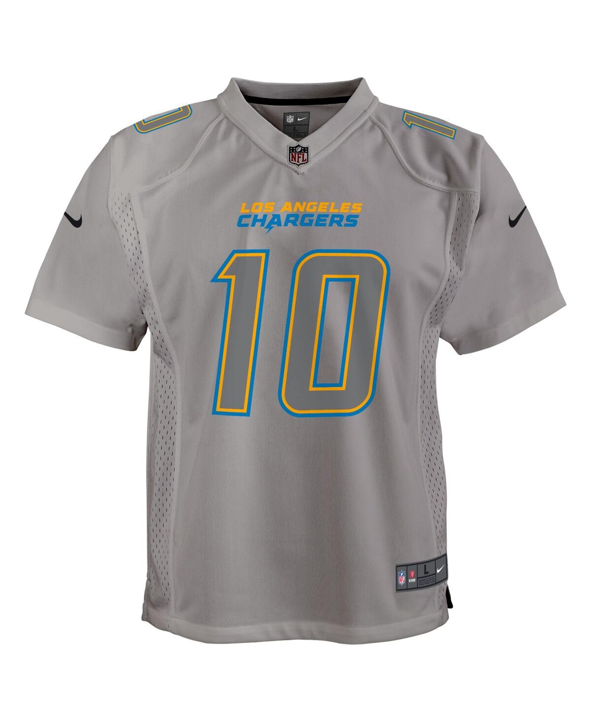 Big Boys Nike Justin HerbertLos Angeles Chargers Atmosphere Game Jersey - Gray