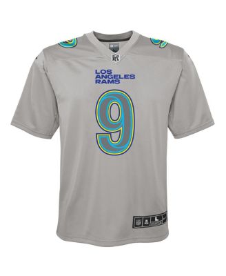 Big Boys Matthew Stafford Gray Los Angeles Rams Atmosphere Game Jersey