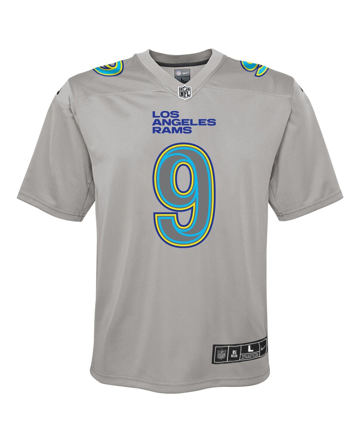 Big Boys Nike Matthew StaffordLos Angeles Rams Atmosphere Game Jersey - Gray