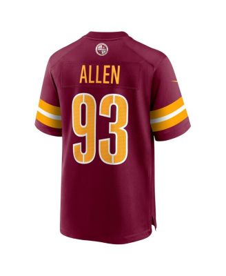 Big Boys Jonathan Allen Burgundy Washington Commanders Game Jersey
