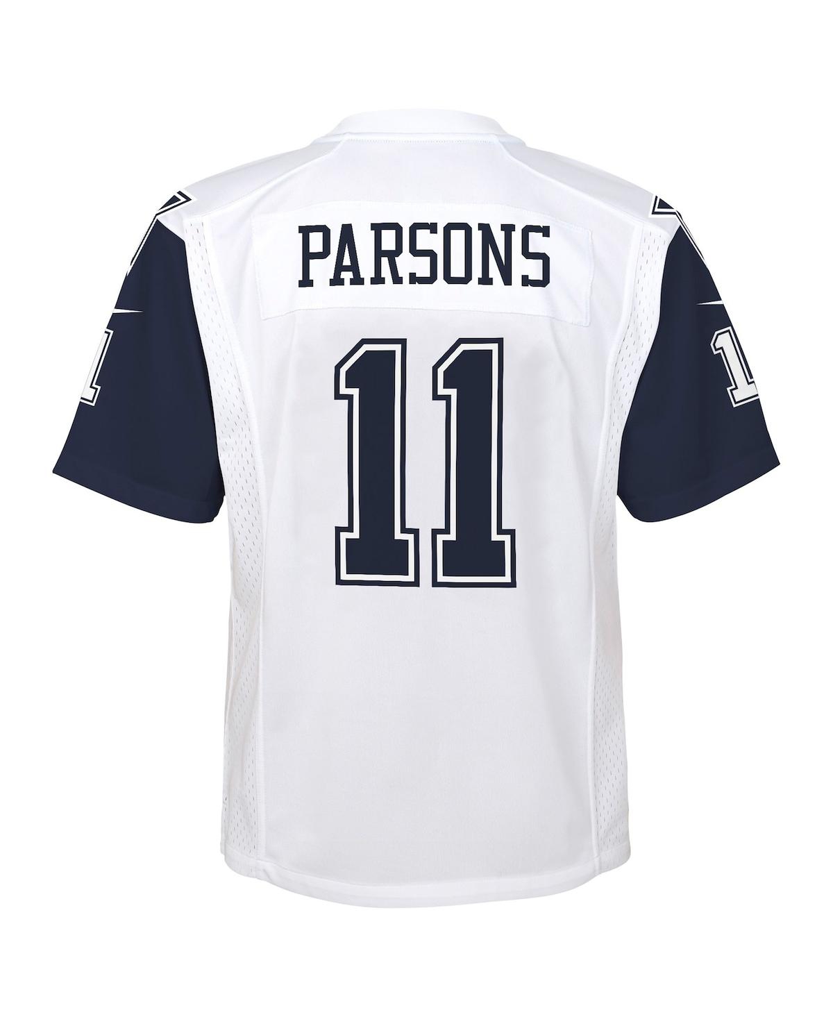 Big Boys Nike Micah ParsonsDallas Cowboys Alternate Game Jersey - White