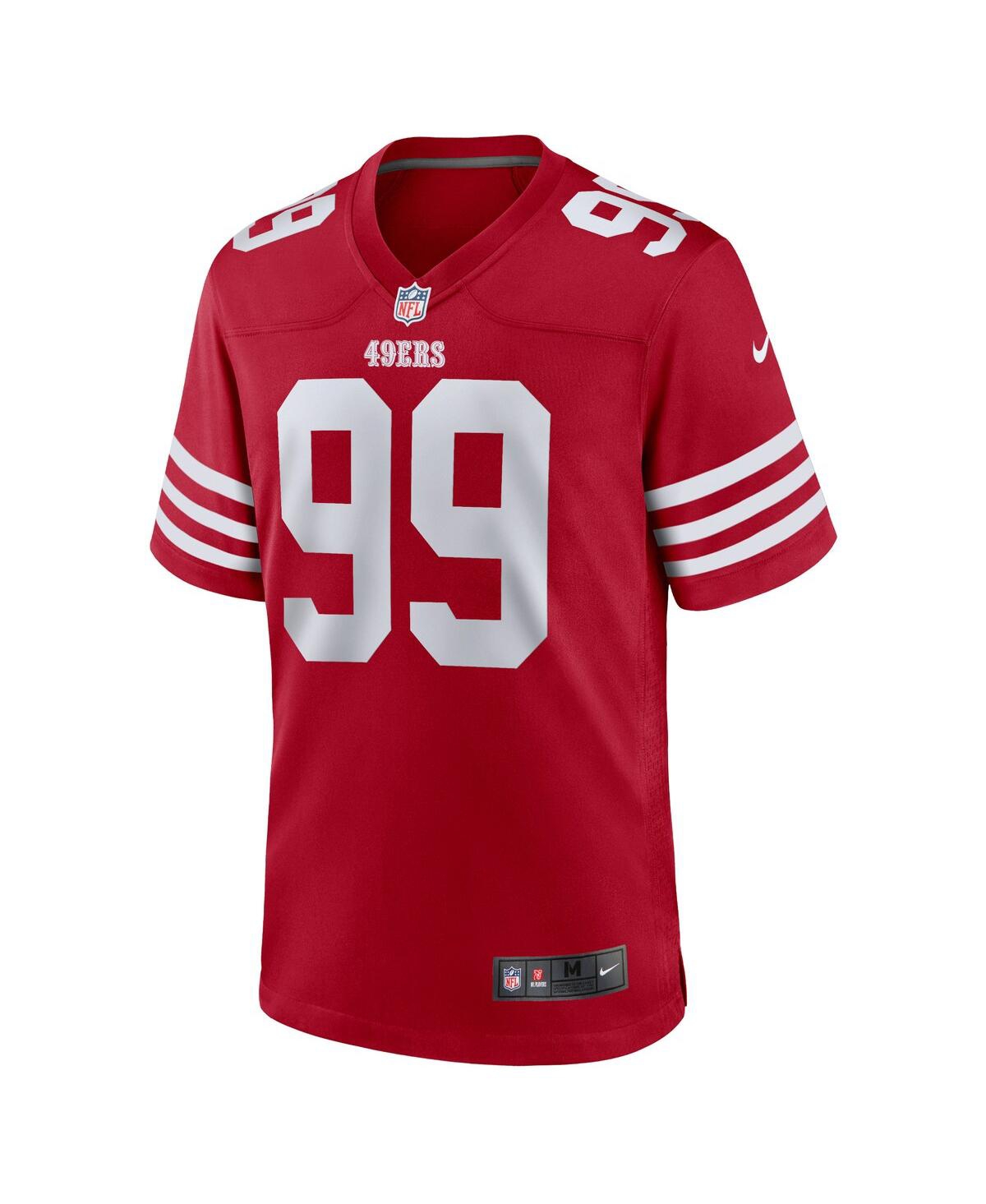 Men's Nike Javon KinlawSan Francisco 49ers Team Player Game Jersey - Scarlet