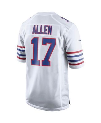 Big Boys and Girls Josh Allen Buffalo Bills Game Jersey