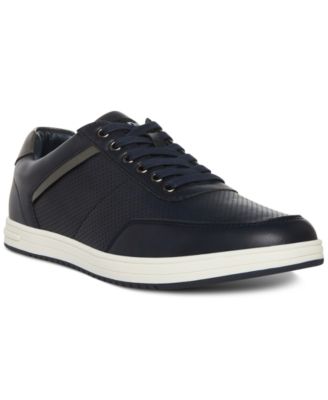Plimsoll faux leather sneakers