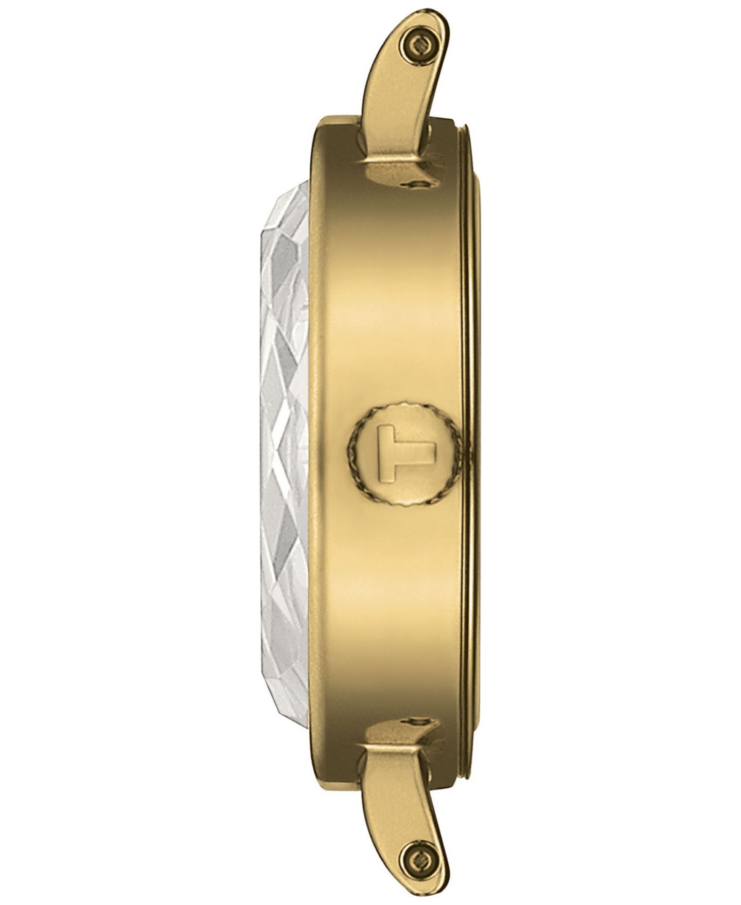 Женские швейцарские часы Tissot Lovely с зелёным кожаным ремешком, 20 мм — фото 3