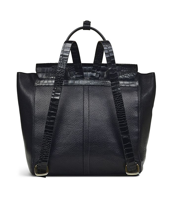 Radley London Women's Mayfair Lane Faux Croc Flap Over Backpack Macy's