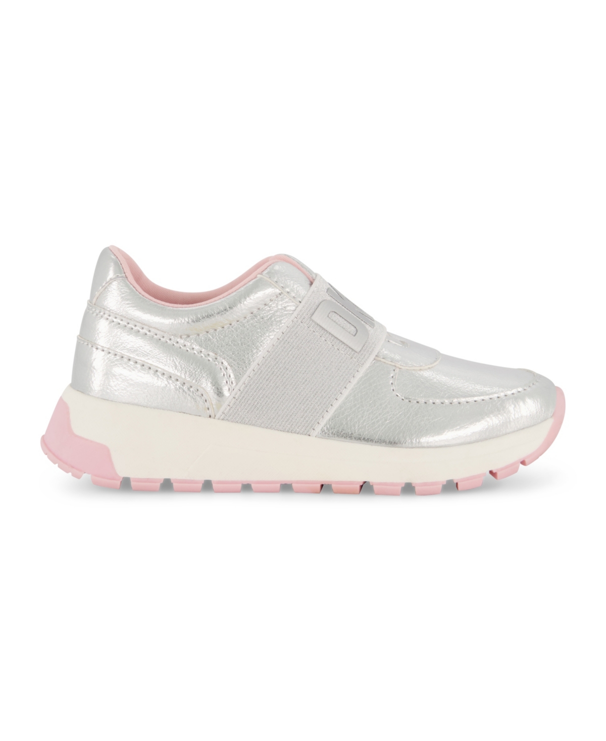 Dkny Little Girls Danni Empress Metallic Slip On Sneaker