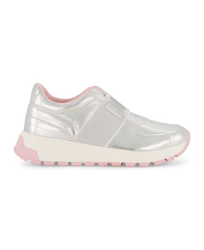 DKNY Little Girls Danni Empress Metallic Slip On Sneaker - Macy's
