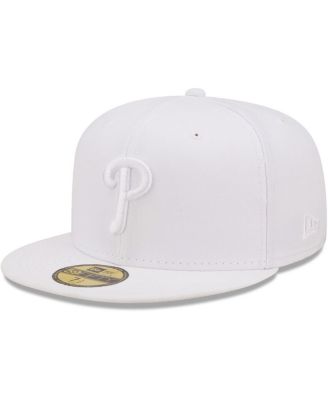 New Era Men's Philadelphia Phillies White on White 59FIFTY Fitted Hat