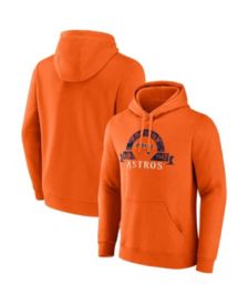 Men's Houston Astros Nike Orange/Navy Wordmark Tri-Blend Raglan 3/4-Sleeve T -Shirt