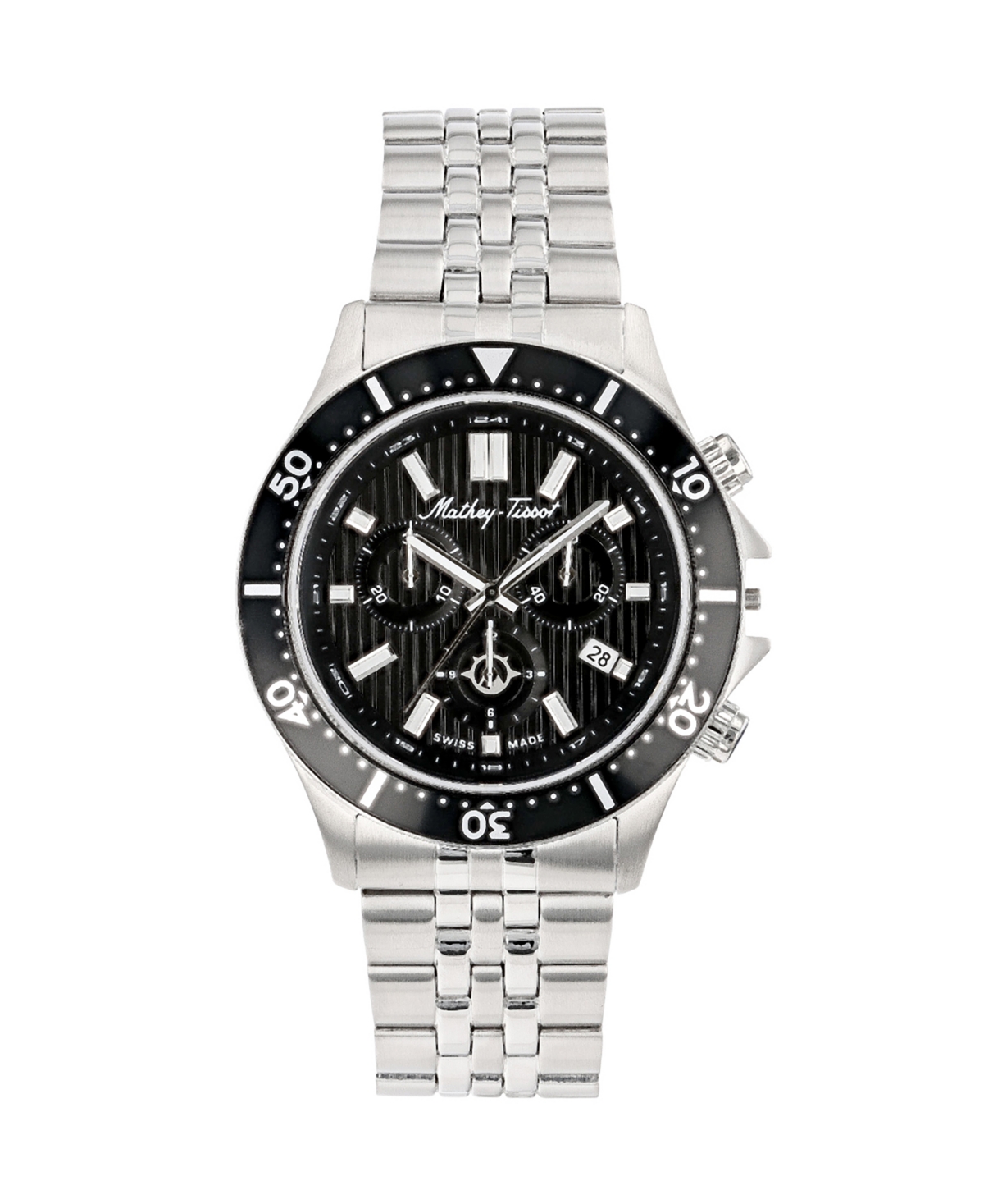 Men's Expedition Chronograph Collection Stainless Steel Bracelet Watch, 43mm - Silver