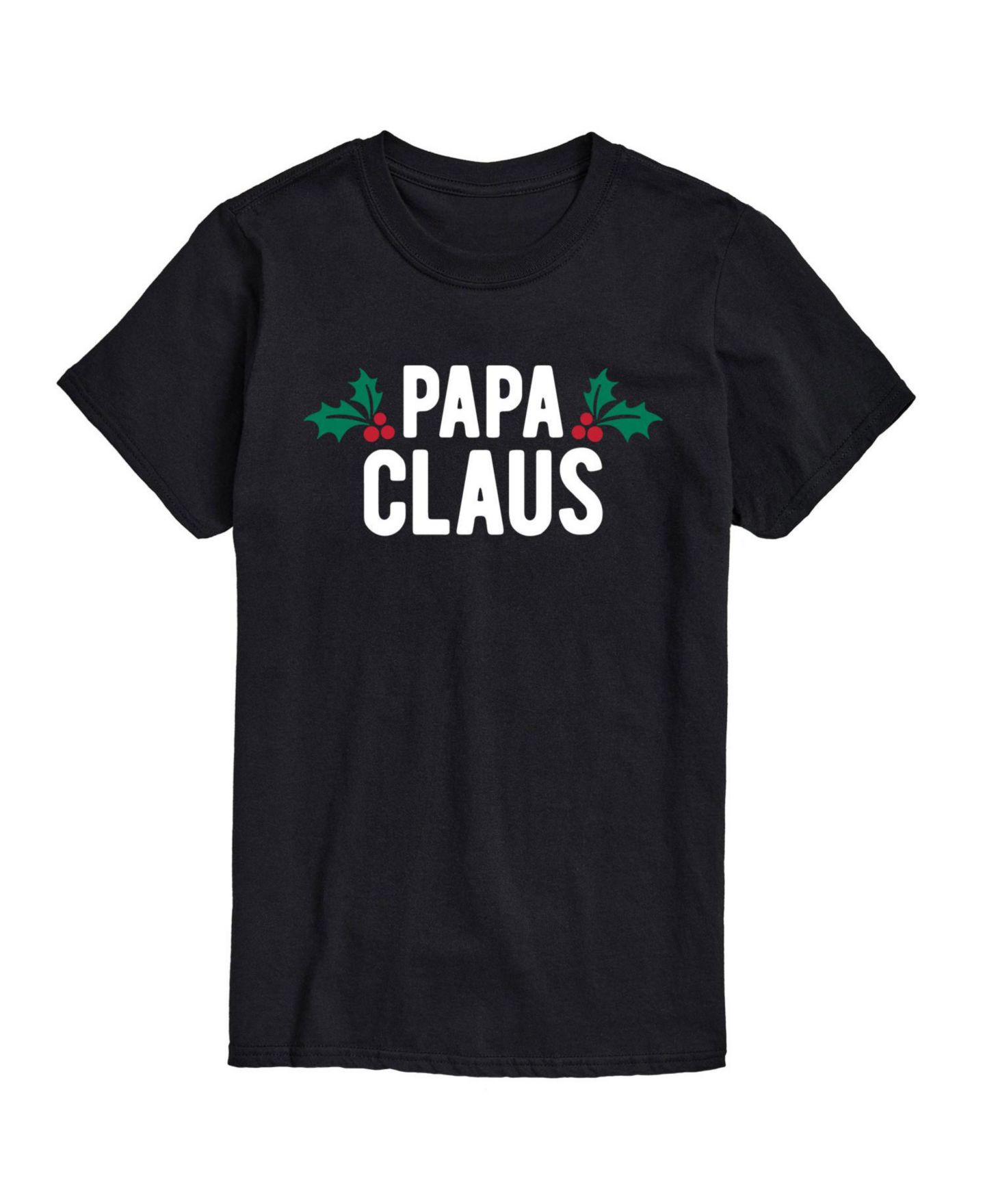 Мужская футболка AIRWAVES Papa Claus Short Sleeve, цвет: Чёрный — фото 1