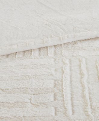 Arctic 3-Pc. Faux Fur Comforter Set, King/California King