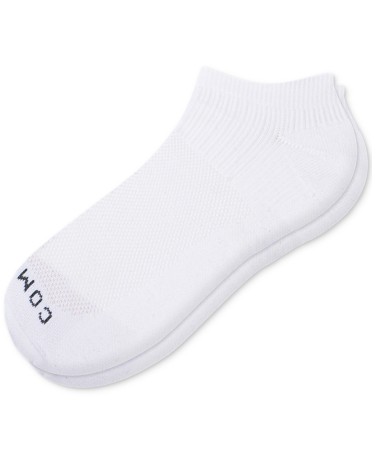 Allie Compression Ankle Sock - White