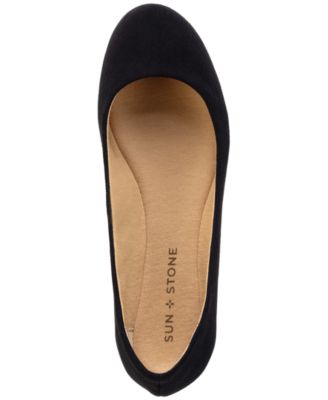 Eliana Cushioned Insoles Round-Toe Ballet Flats, Created for Macy's
