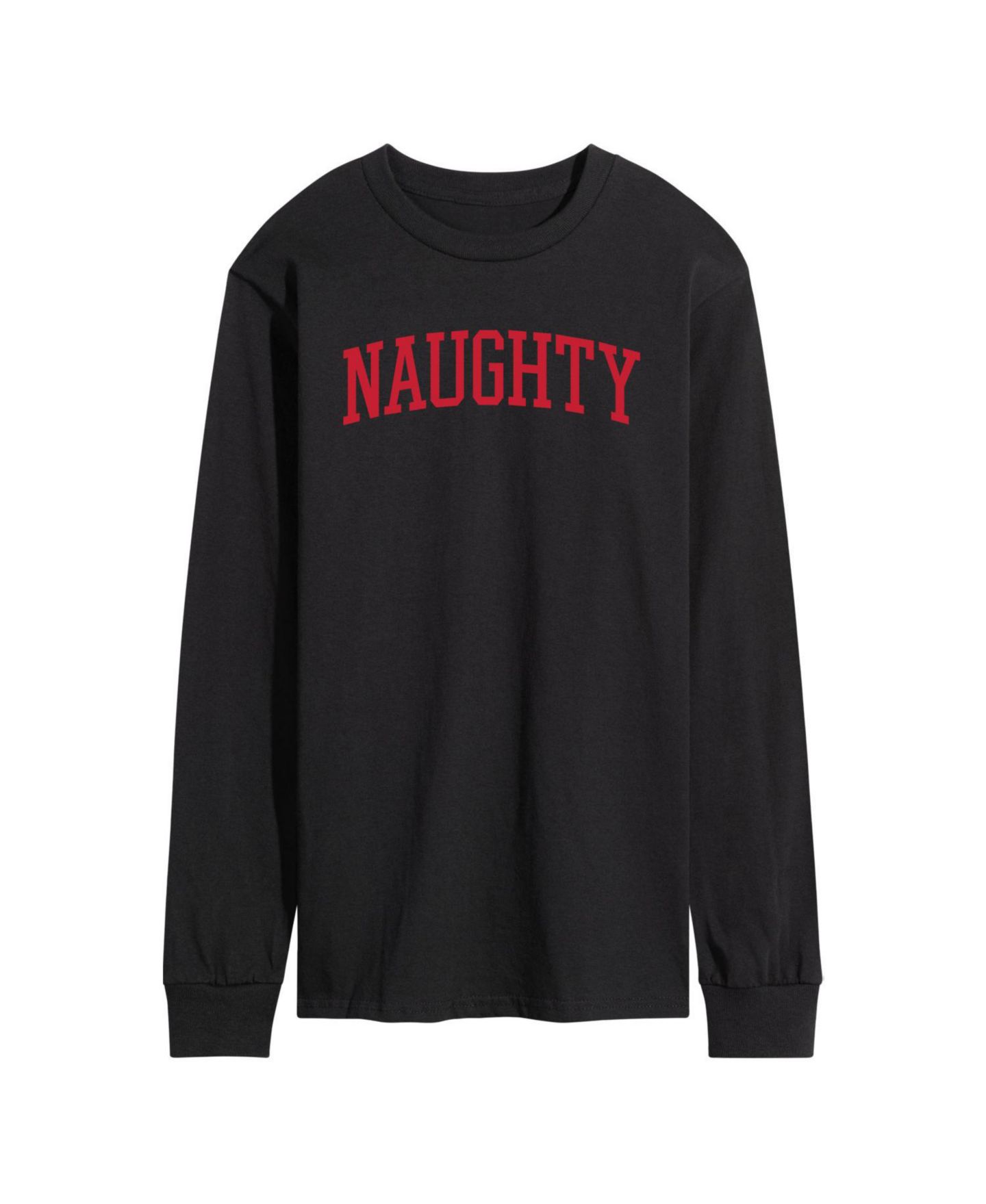 Мужская футболка AIRWAVES Naughty Long Sleeve, цвет: Чёрный — фото 1