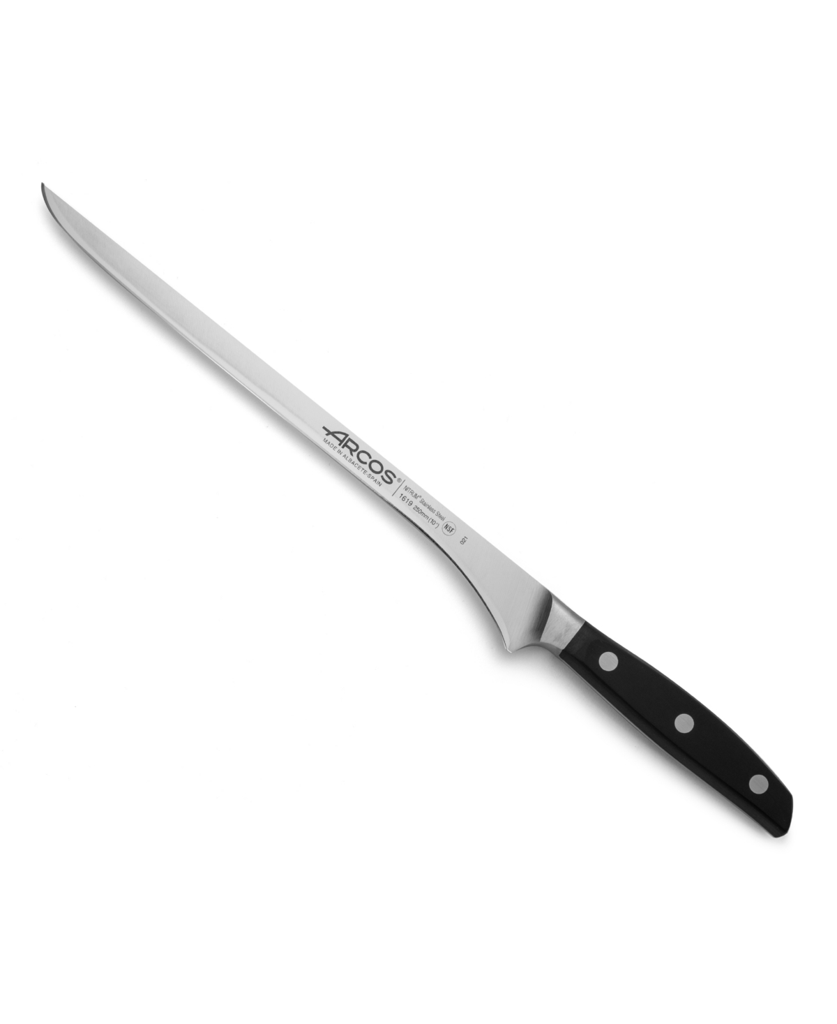 Arcos Manhattan 10" Flexible Ham Slicer Cutlery In Black