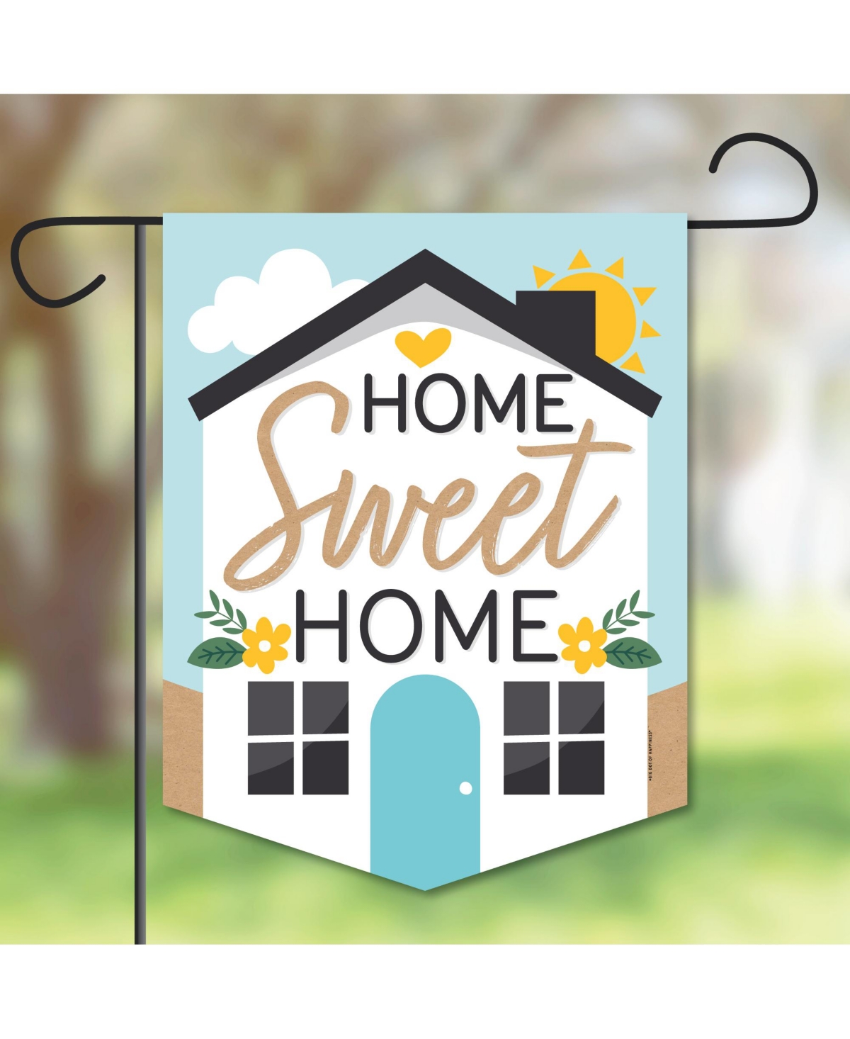 Welcome Home Housewarming - Lawn Home Decor New Home Garden Flag - 12 x 15.25 in