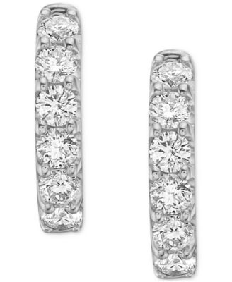Diamond Small Hoop Earrings (2 ct. t.w.) 