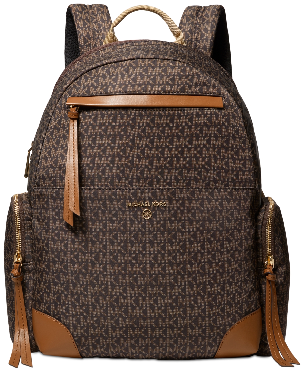 Michael Michael Kors Logo Prescott Large Backpack -acorn