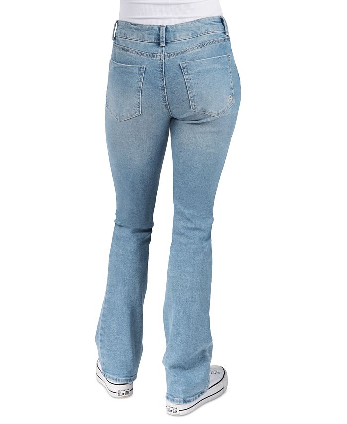 Indigo Rein Juniors' Seamed High-Rise Bootcut Jeans - Macy's