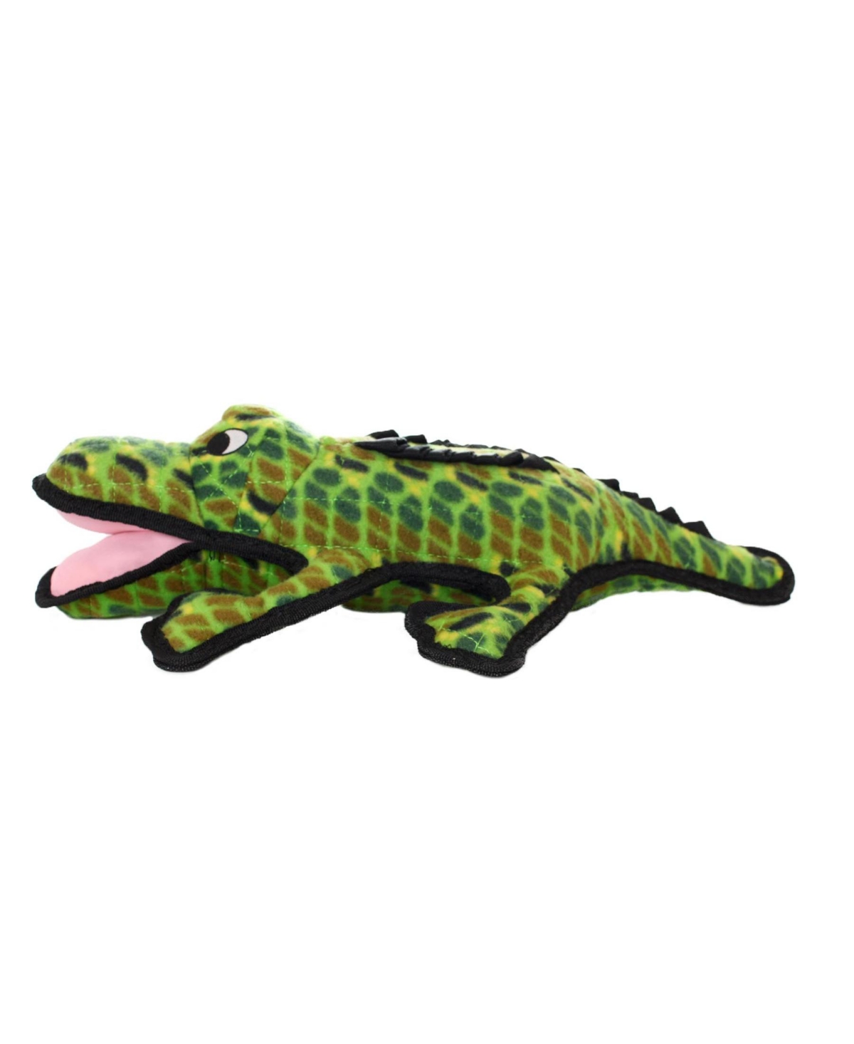 Ocean Creature Alligator, Dog Toy - Open Green