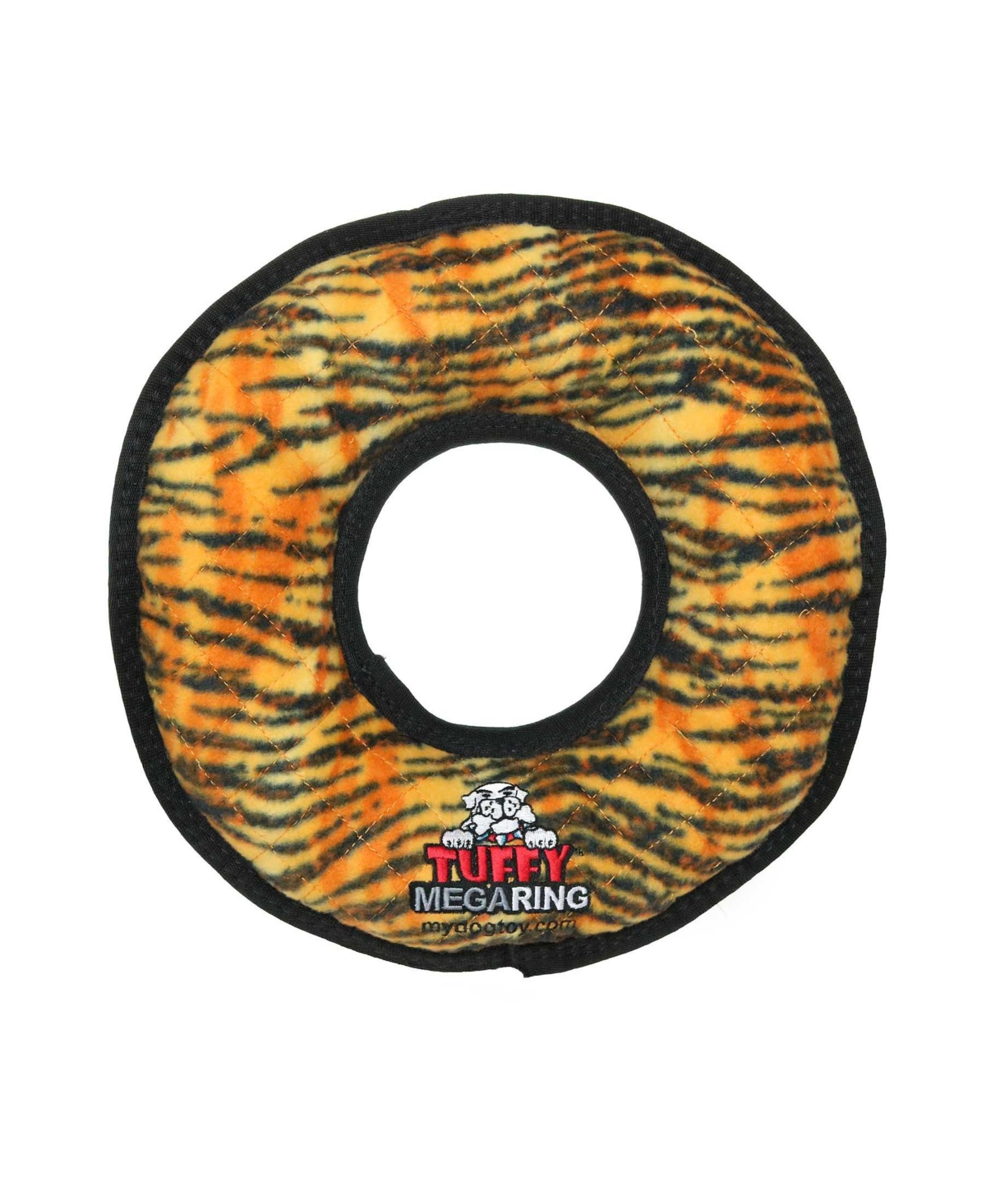 Mega Ring Tiger, Dog Toy - Medium Orange