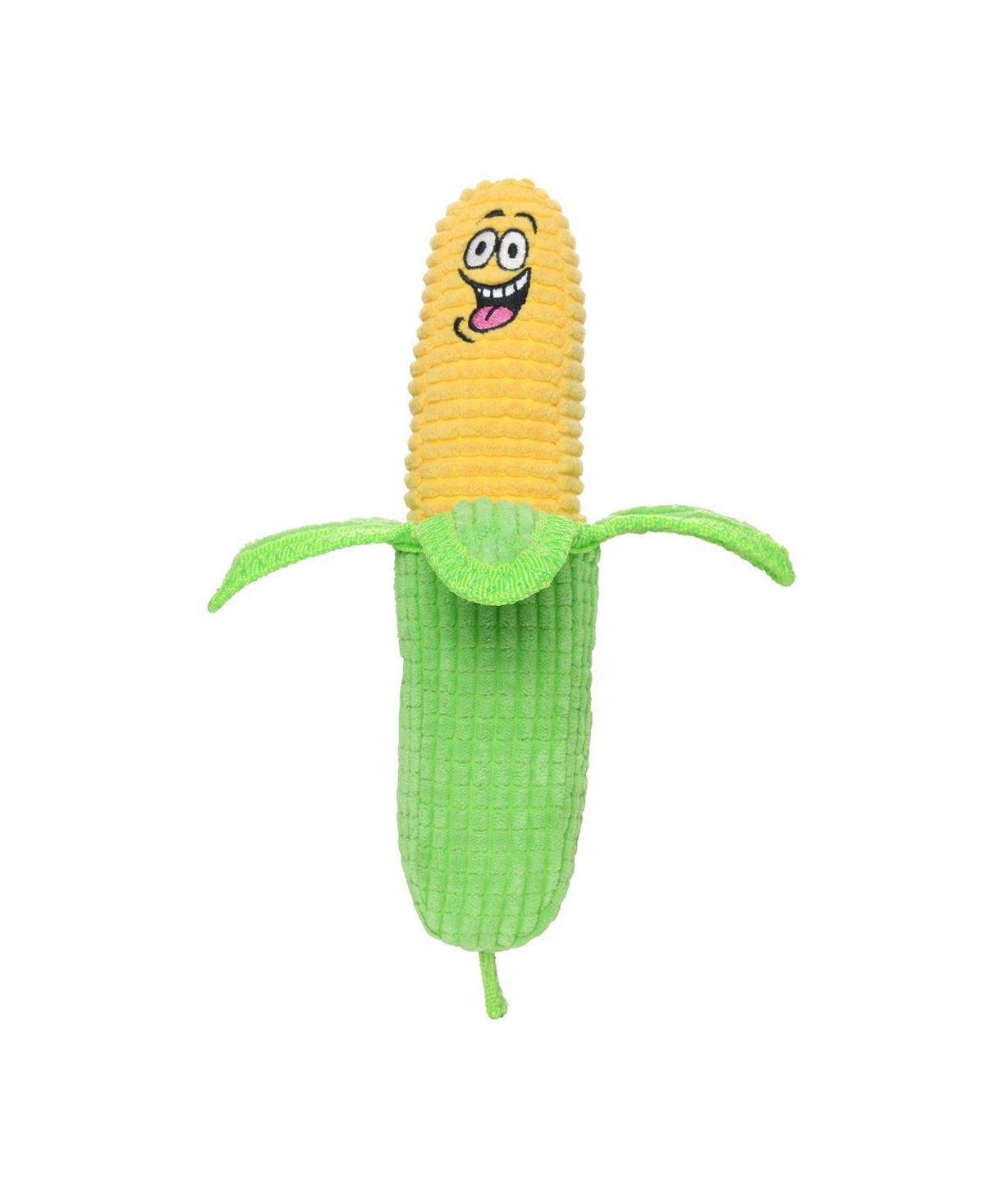 Funny Food Corn, Dog Toy - Open Yellow