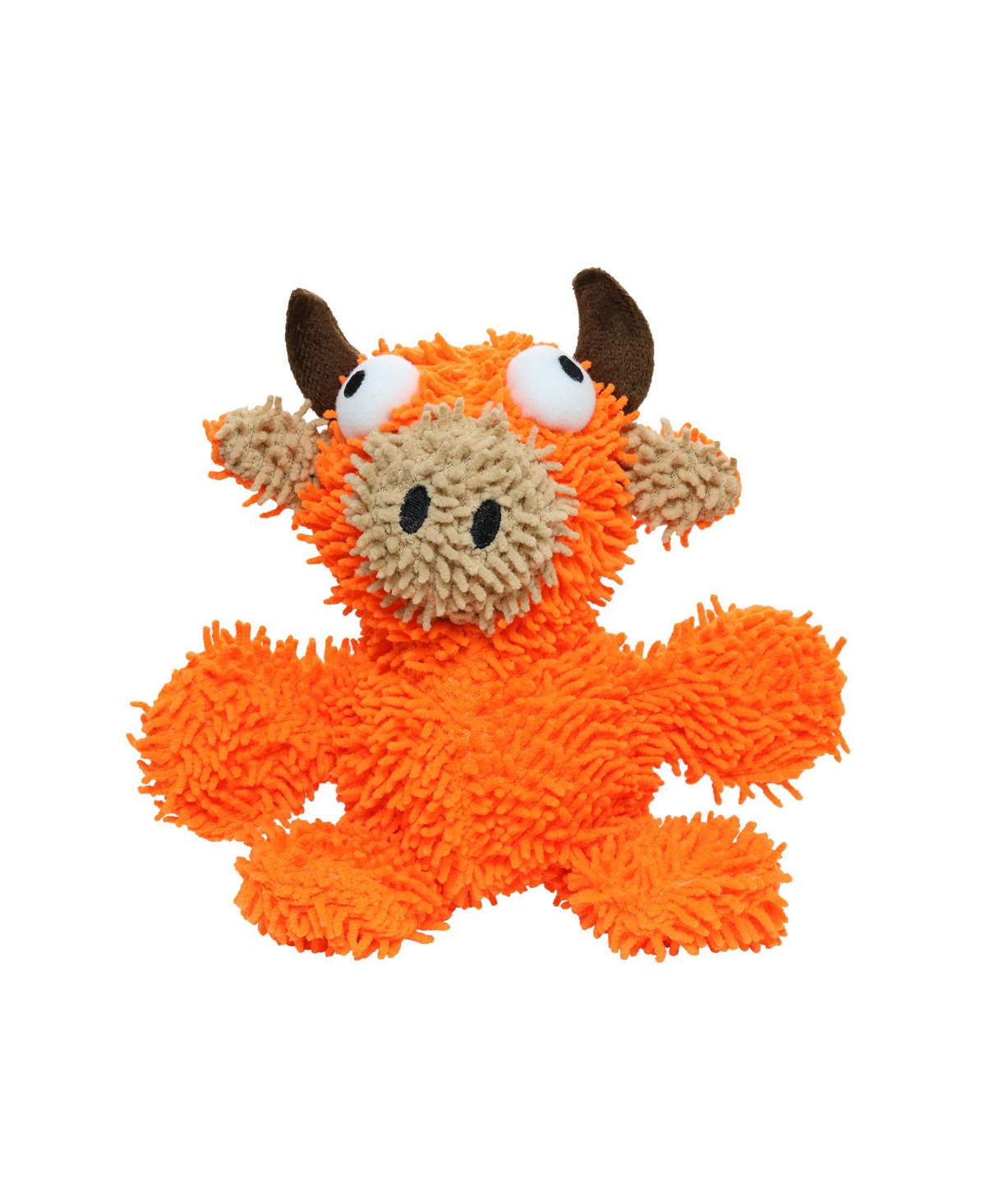 Microfiber Ball Med Bull Orange, Dog Toy - Orange