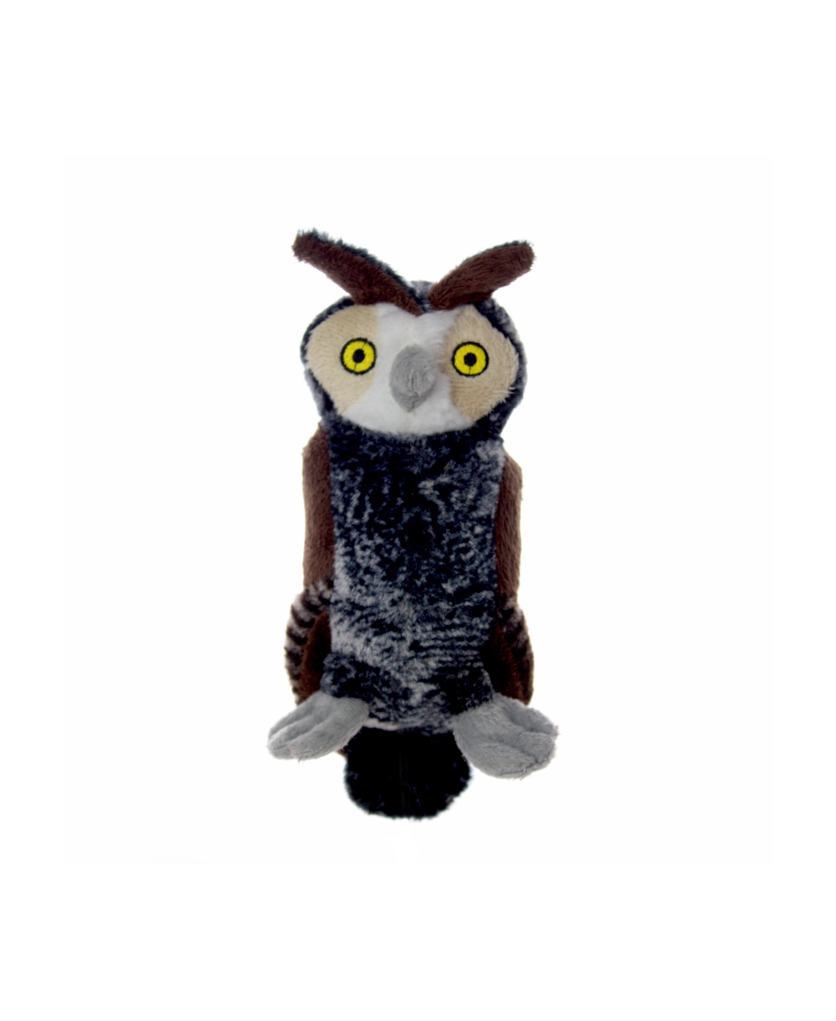 Jr Nature Owl, Dog Toy - Brown